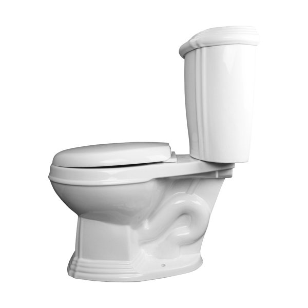 The Renovators Supply Inc. Sheffield DualFlush Round TwoPiece Toilet